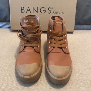 NIB Bangs high top sneakers